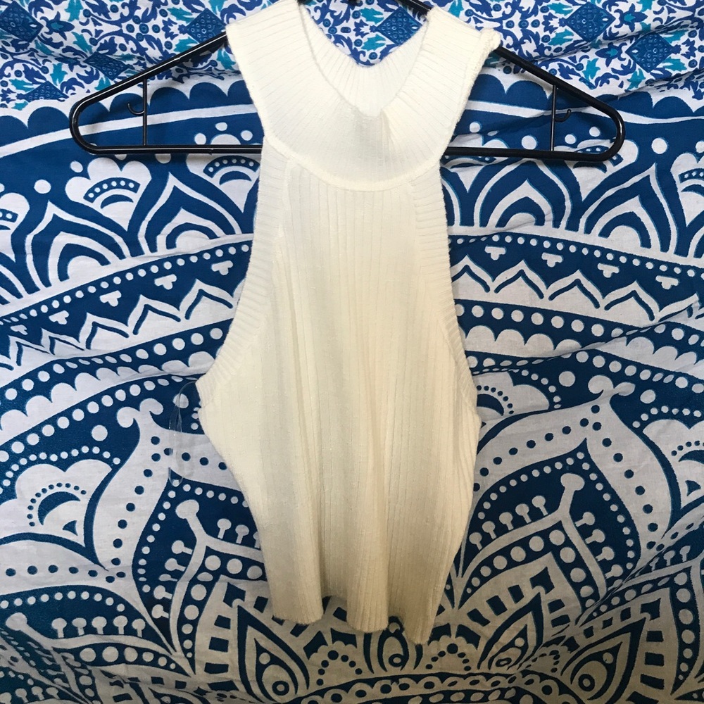 High Neck Crop Top